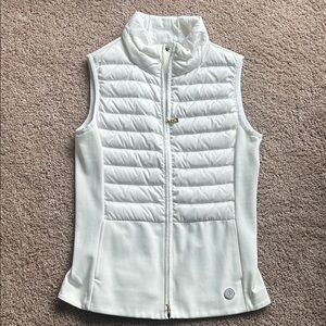 Bogner White Quilted Vest